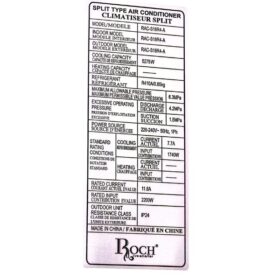 SPLIT ROCH 18000 BTU 2.5 CV – Image 3