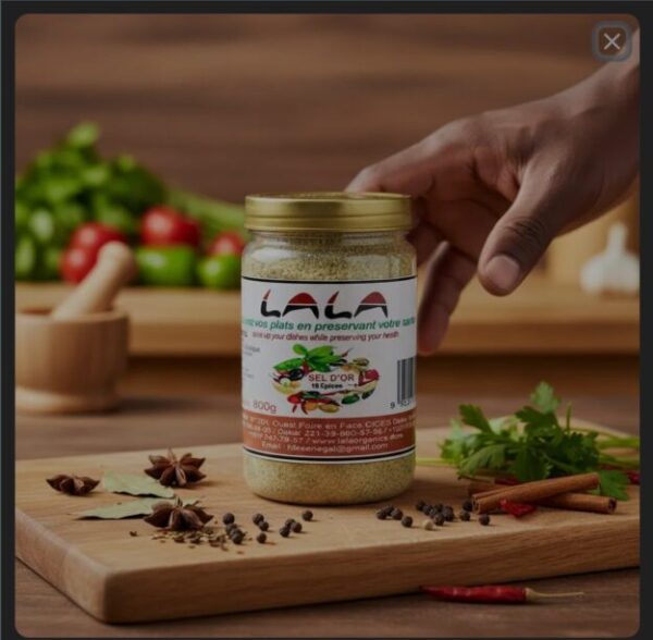 SEL d'or aux 18 épices SEL d'or aux 18 épices