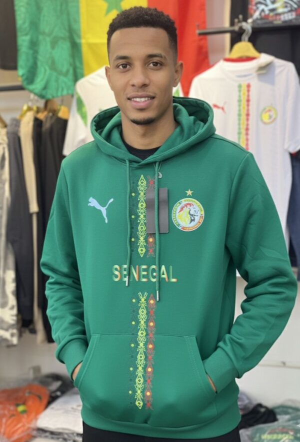 Capuchon coton – Format maillot Sénégal Capuchon coton – Format maillot Sénégal