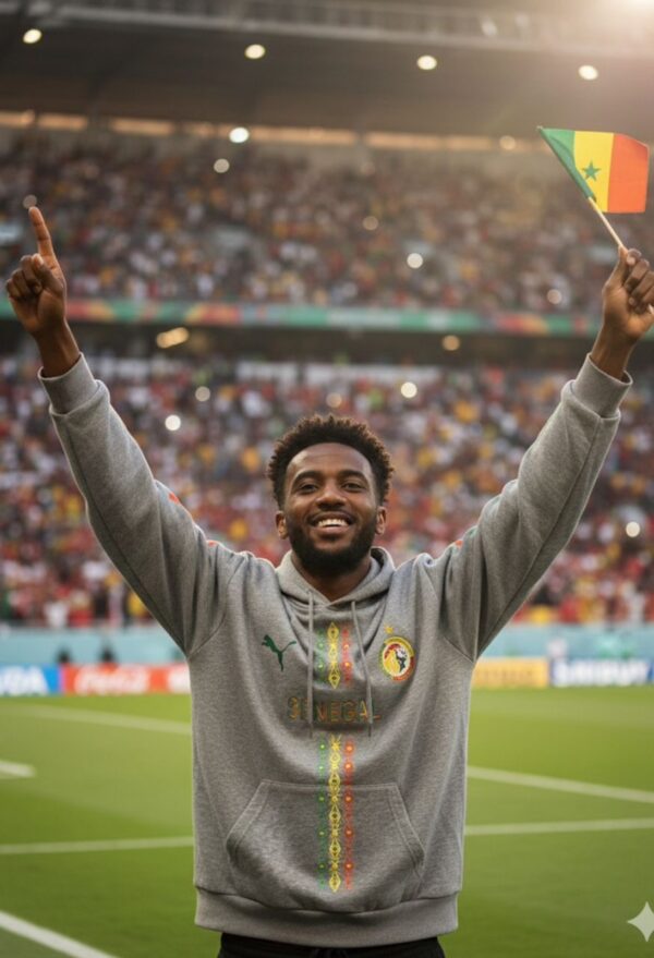 Pull à capuche Sénégal — Hoodie confortable, plusieurs couleurs