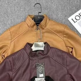 Veste en cuir — Élégance intemporelle et robustesse (XL–3XL) – Image 4