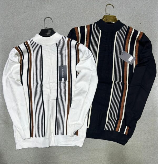 Pull unisexe 100% coton — col rond, effet piqué (XL–3XL)