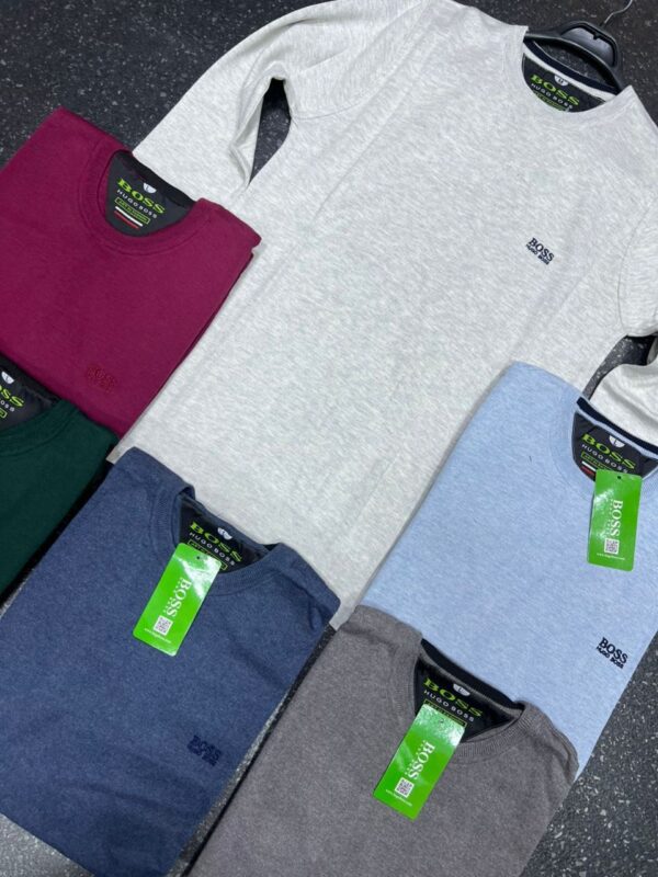 Pull col rond manches longues — Chaud et polyvalent (Tailles M–XXL)