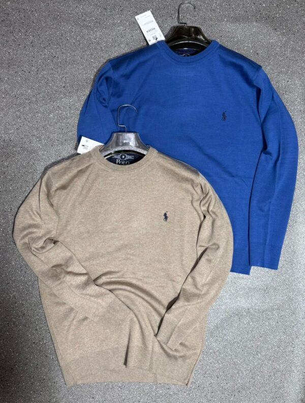 Pull col rond manches longues — Chaud et polyvalent (Tailles M–XXL)