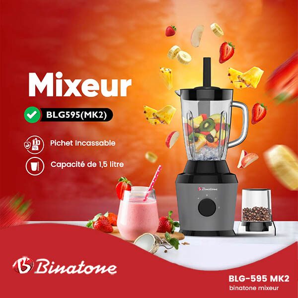 Blender Binatone BLG-595 1.5 litres ( 500W) Blender Binatone BLG-595 1.5 litres ( 500W)