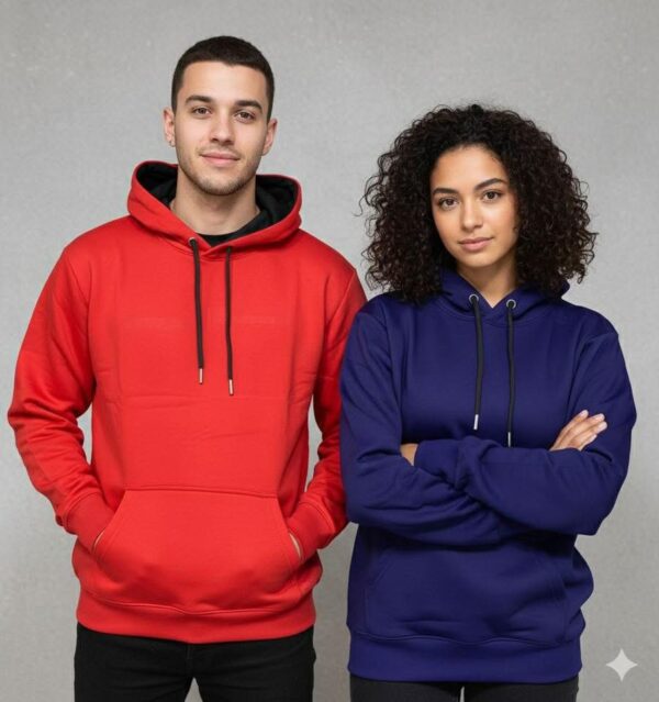 Hoodie unisexe — Pull à capuche XL–XXXL, poche kangourou