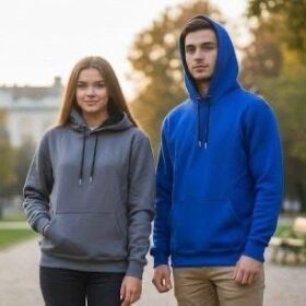 Hoodie unisexe — Pull à capuche XL–XXXL, poche kangourou – Image 2
