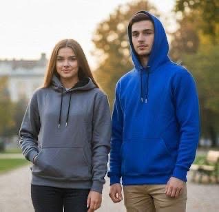Hoodie unisexe — Pull à capuche XL–XXXL, poche kangourou