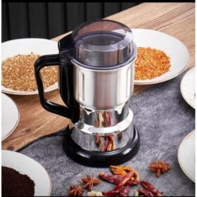 Moulin à Grain Électrique Multifonctionnel | Acier Inoxydable et Verre Trempé