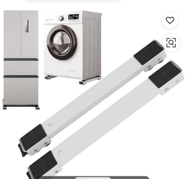 Support machine à laver réglable – Mobile et robuste Support machine à laver réglable – Mobile et robuste