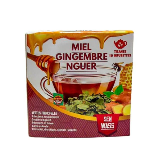 Thé Miel Gingembre NGUER (10 sachets)
