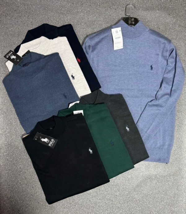 Pull col rond manches longues — Chaud et polyvalent (Tailles M–XXL)