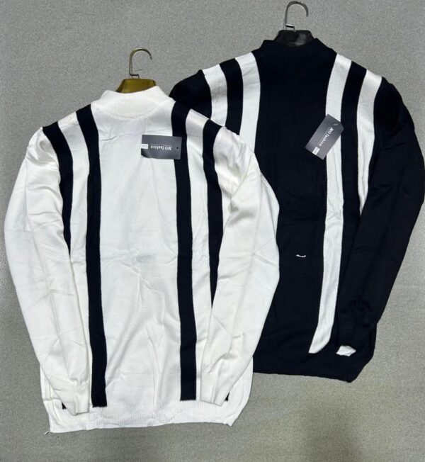 Pull unisexe 100% coton — col rond, effet piqué (XL–3XL)