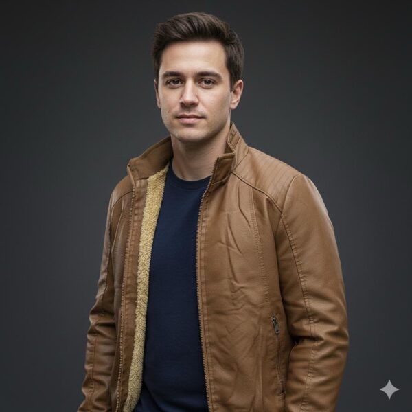 Veste en cuir — Élégance intemporelle et robustesse (XL–3XL)