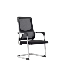 Chaise de Bureau ZV-A606 – Noir – avec Accoudoirs