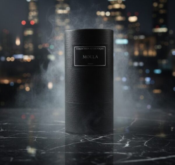 Parfum Moula — Oud, Cuir & Encens (flacon noir mat, 50 ml)