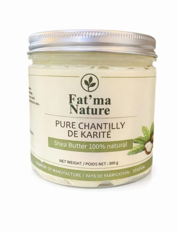 Crème Fat'ma Chantilly de Karité au Beurre de Cacao — Soin Nourrissant Corps & Cheveux 100g Crème Fat'ma Chantilly de Karité au Beurre de Cacao — Soin Nourrissant Corps & Cheveux 100g