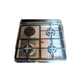 Cuisinière Mixte ELACTRON EL-6031-60x60 (3 feux à gaz et 1 foyer électrique )- four à gaz – Image 8