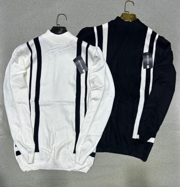 Pull unisexe 100% coton — col rond, effet piqué (XL–3XL)