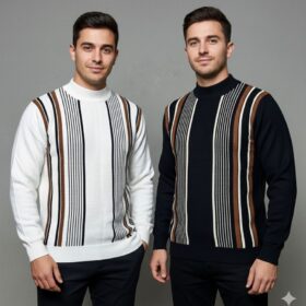 Pull unisexe 100% coton — col rond, effet piqué (XL–3XL) – Image 3