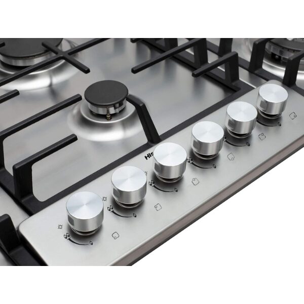 Plaque de cuisson encastrable à gaz Hisense HGH951SS01 - 5feux ( 90cm )