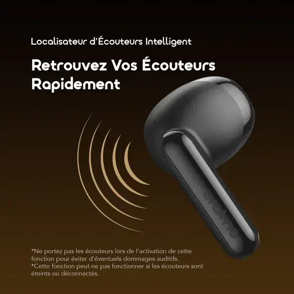 Écouteurs Bluetooth Oraimo SpaceBuds Air OTW-324S - | 38 h Autonomie | Localisateur Intelligent Écouteurs Bluetooth Oraimo SpaceBuds Air OTW-324S - | 38 h Autonomie | Localisateur Intelligent
