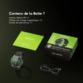 Montre connectée Oraimo Watch 6R (OWS-823) — 1,39'' TFT, IP68, 7 jours d'autonomie – Image 6