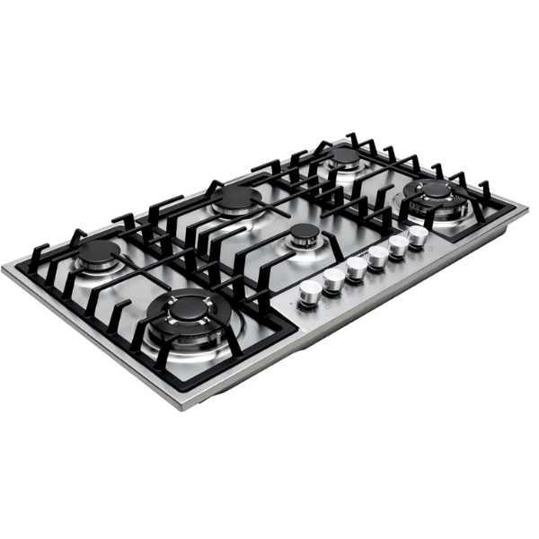 Plaque de cuisson encastrable à gaz Hisense HGH951SS01 - 5feux ( 90cm )