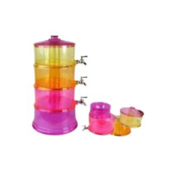 Fontaine Distributeur de boissons de 3 couches avec tube de glace