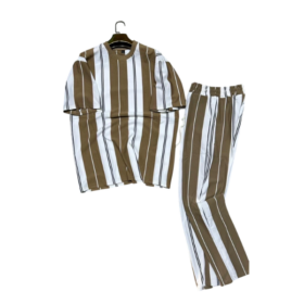 Ensemble coordonné homme — haut + pantalon, motifs élégants (XL, XXL) – Image 9