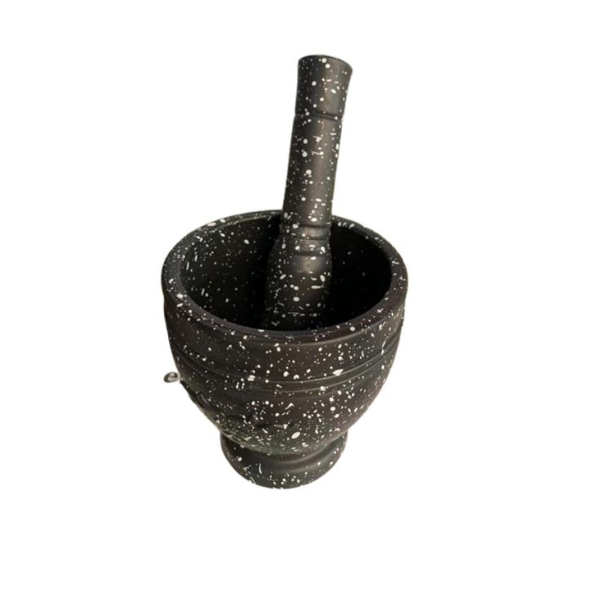 Ensemble mini mortier en résine et pilon-moulin à épices