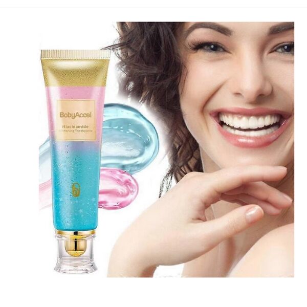Dentifrice éclaircissant BodyAccel — Niacinamide (Sans fluor)