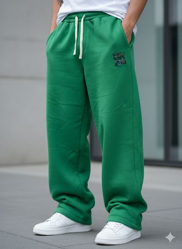 Pantalon large en coton unisexe — taille haute (L–XXXXL) Pantalon large en coton unisexe — taille haute (L–XXXXL)