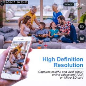 Caméra Cachée WiFi Ultra Discrète -Livre Espion Dior 4K - Vision Nocturne - Détection de Mouvement - Autonomie 24H – Image 2