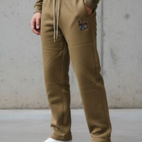 Pantalon large en coton unisexe — taille haute (L–XXXXL) – Image 7