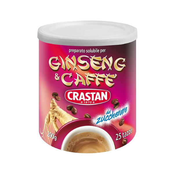 Lot de 3 Boîtes Caffè e Ginseng Crastan - Préparation Soluble (Pot de 200g x 3)