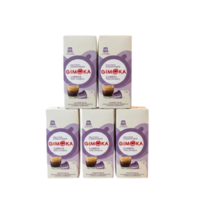 Café Gimoka Lungo  — Pack 50 capsules (5 x 10) • 100% Arabica • Intensité 6/12