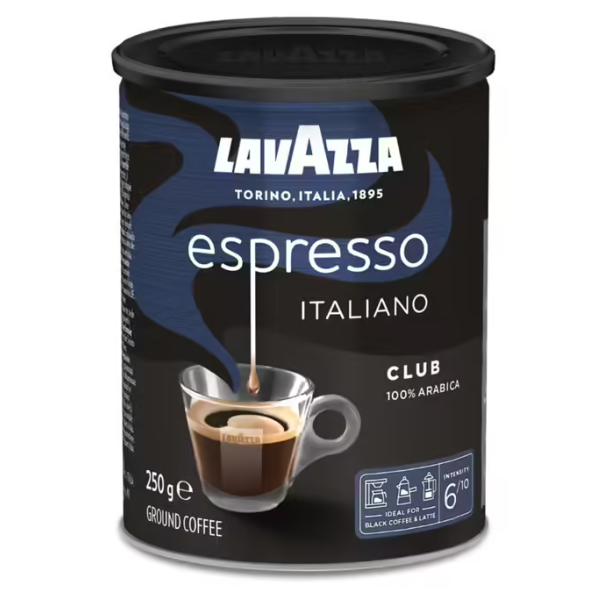 Café moulu Lavazza 250 g (Origine Italie)