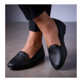 Chaussures Ballerines Primark - Wide Fit (Large) - Noir Texturé - Confort Quotidien - Les Tailles disponibles sont ; 36, 37, 38, 39, 40, 41, 42