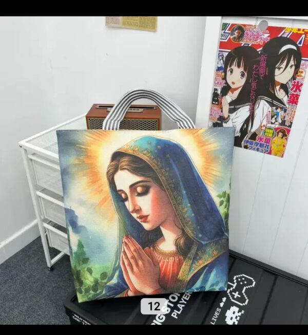 Tote bag / Sac fourre-tout - motif chrétien