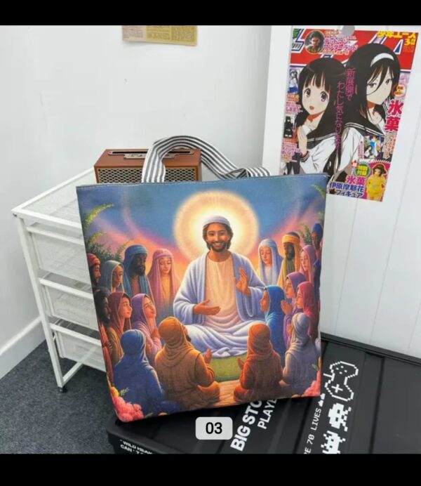 Tote bag / Sac fourre-tout - motif chrétien