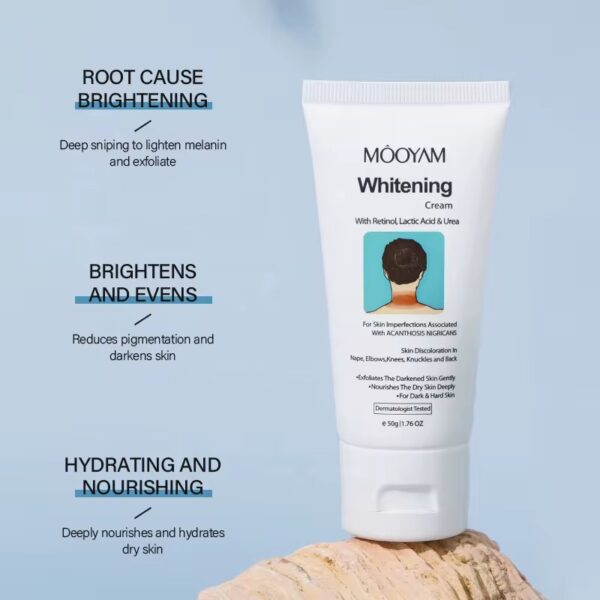 Crème anti-taches corps Mooyam— soin hyperpigmentation (usage quotidien)