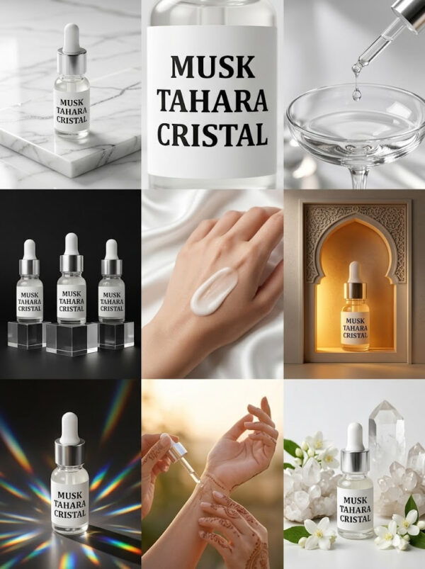 Musk Tahara Cristal — Huile de corps parfumée anti-odeurs