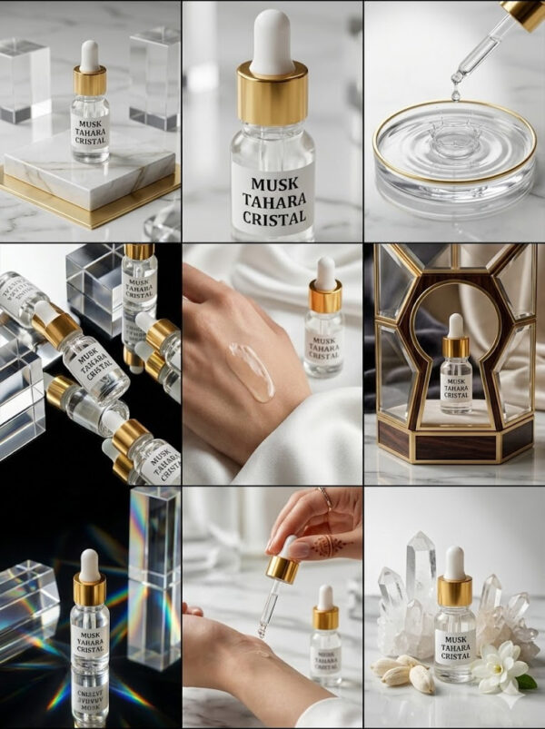 Musk Tahara Cristal — Huile de corps parfumée anti-odeurs