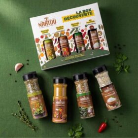 NAATUU Coffret Découverte — 4 assaisonnements naturels (3×120g + 175g) – Image 3