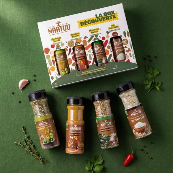 NAATUU Coffret Découverte — 4 assaisonnements naturels (3×120g + 175g)
