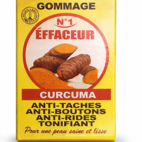 Savon Gommage Curcuma Effaceur N°1 — Exfoliant anti-taches & anti-boutons