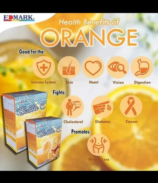 Edmark Bubble C — Boisson instantanée Vitamine C, boîte 20 sachets (18 g) Edmark Bubble C — Boisson instantanée Vitamine C, boîte 20 sachets (18 g)