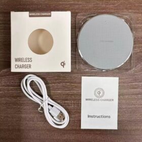 Chargeur sans fil Qi 15W ultra‑fin — Recharge rapide 10/15W (câble Micro‑USB inclus) – Image 2