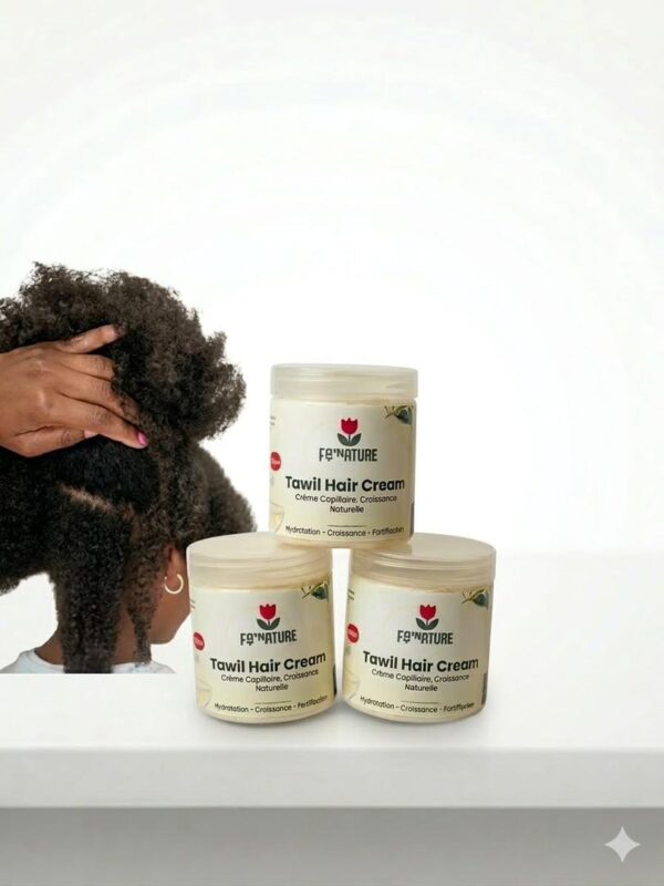 Crème capillaire Tawil Fat'ma Nature — nutrition & renforcement anti-casse Crème capillaire Tawil Fat'ma Nature — nutrition & renforcement anti-casse